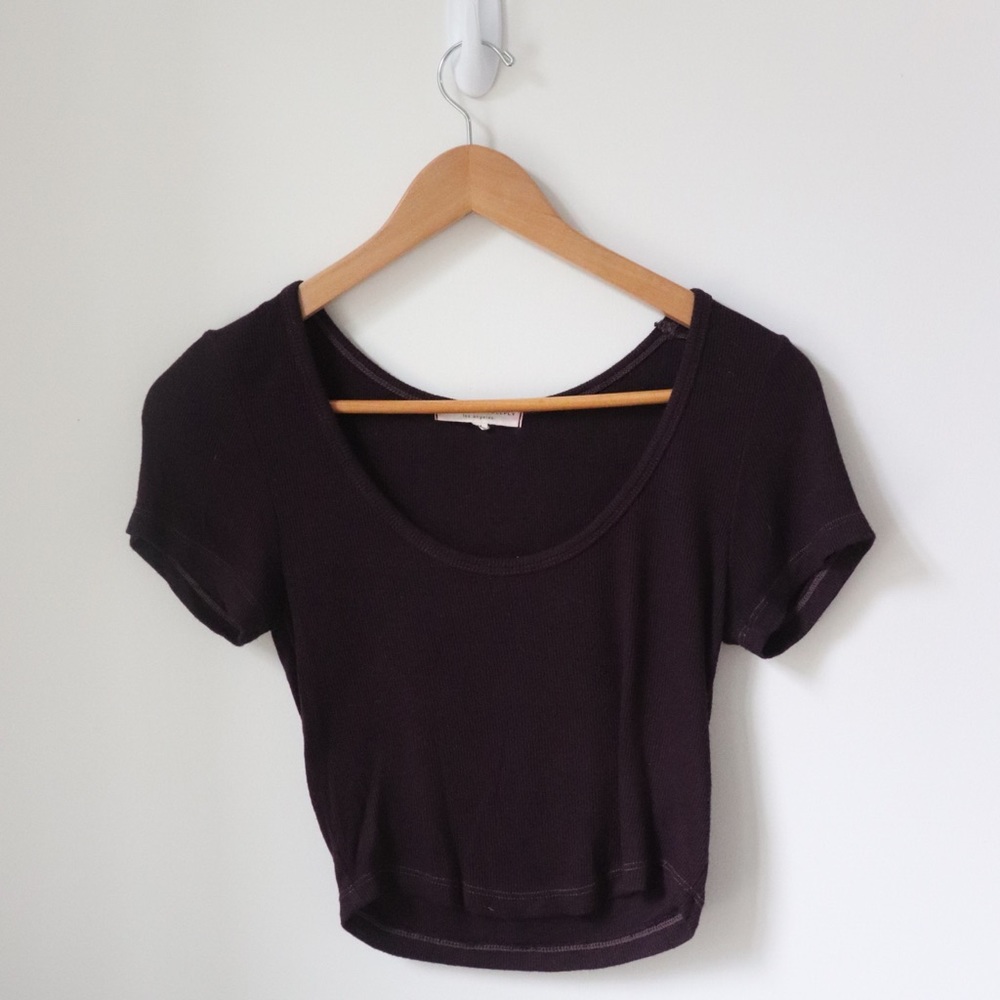 Purple Crop Top